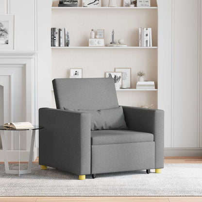 Divano letto estraibile singolo Grigio scuro 90 x 165 x 87 cm