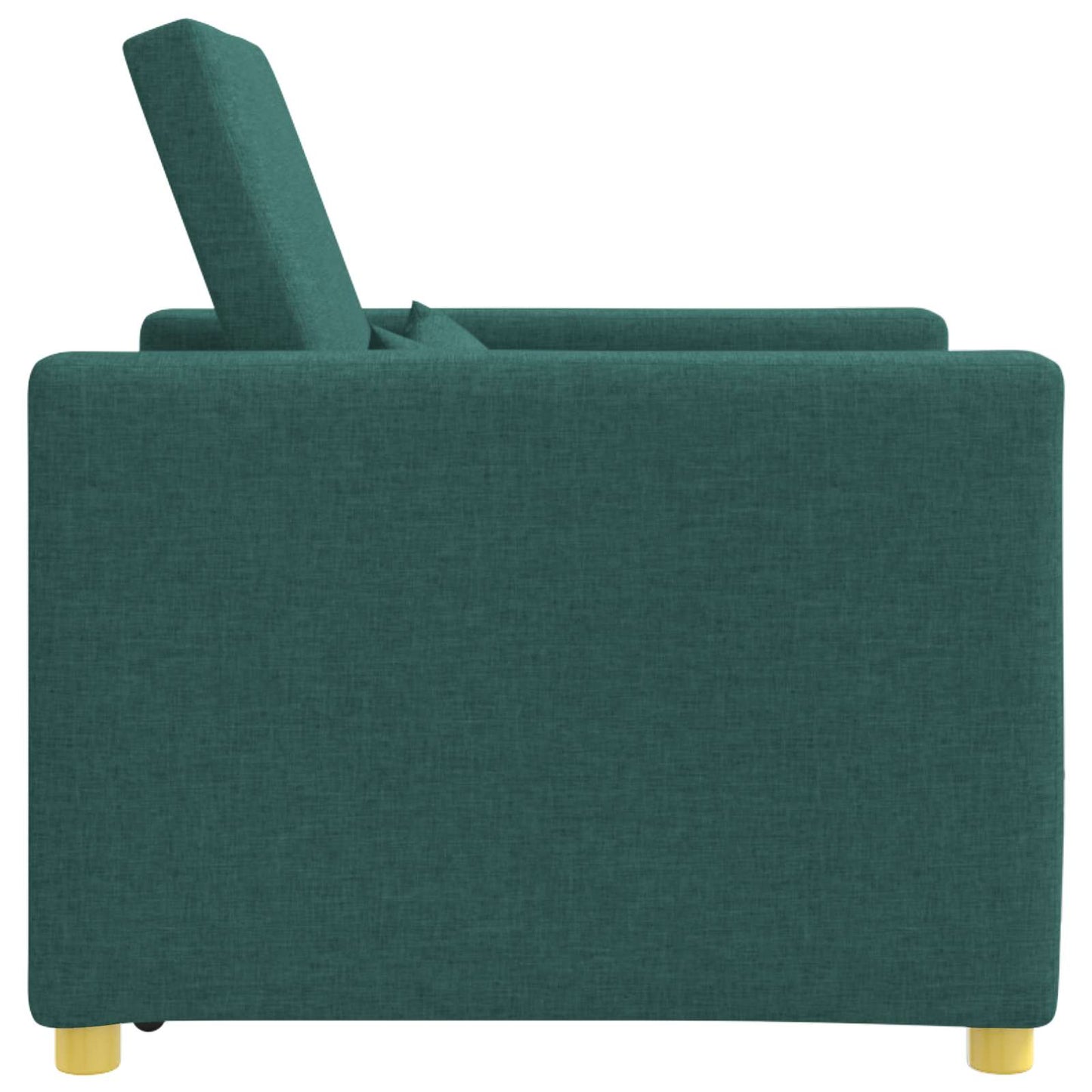 Divano letto estraibile singolo Verde scuro 90 x 165 x 87 cm