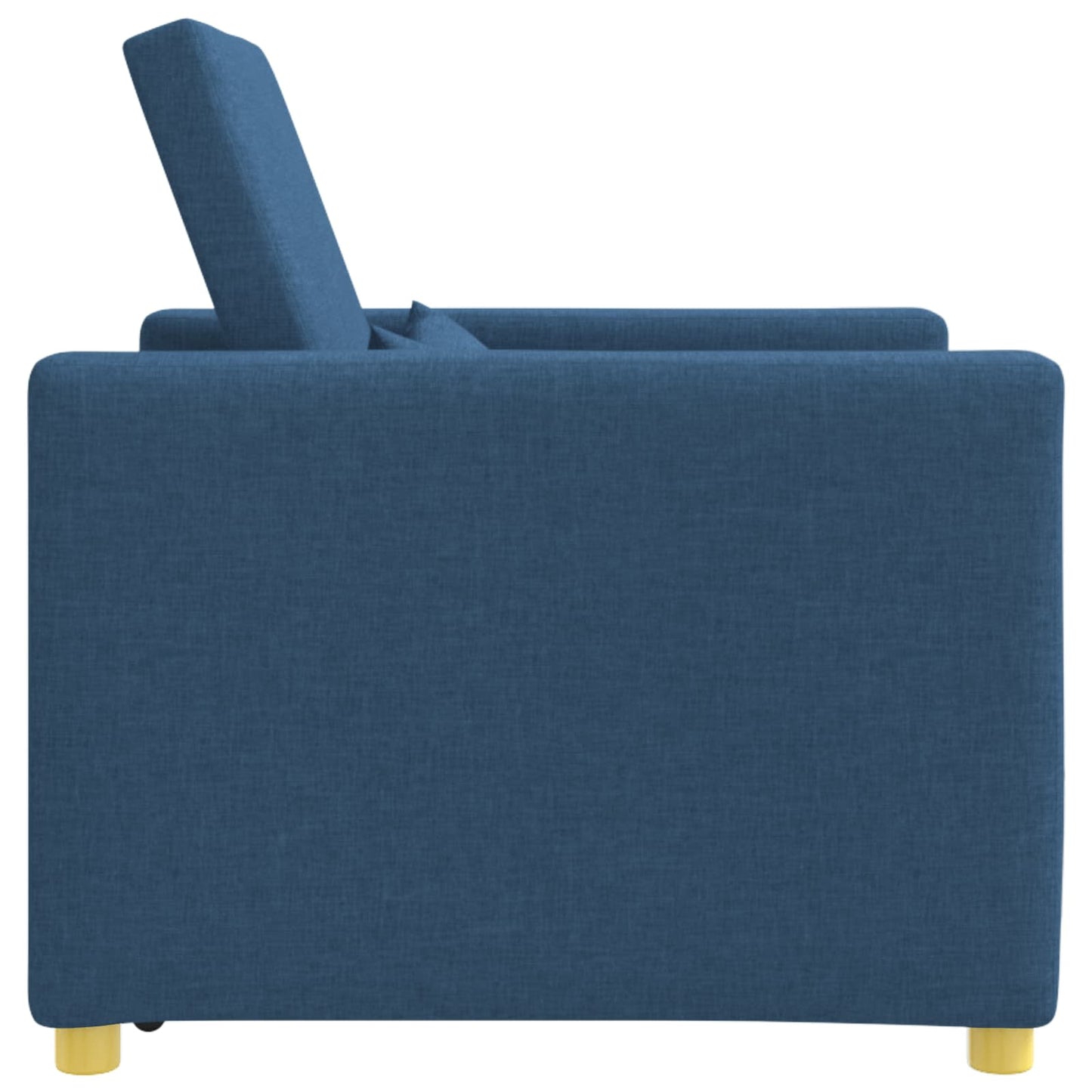 Divano letto estraibile singolo Blu 90 x 165 x 87 cm Tessuto