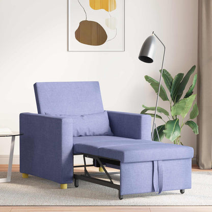 Divano letto estraibile singolo Blu Jeans 90 x 165 x 87 cm | homemem39