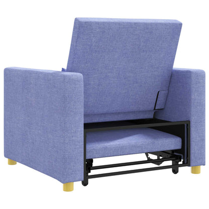 Divano letto estraibile singolo Blu Jeans 90 x 165 x 87 cm | homemem39