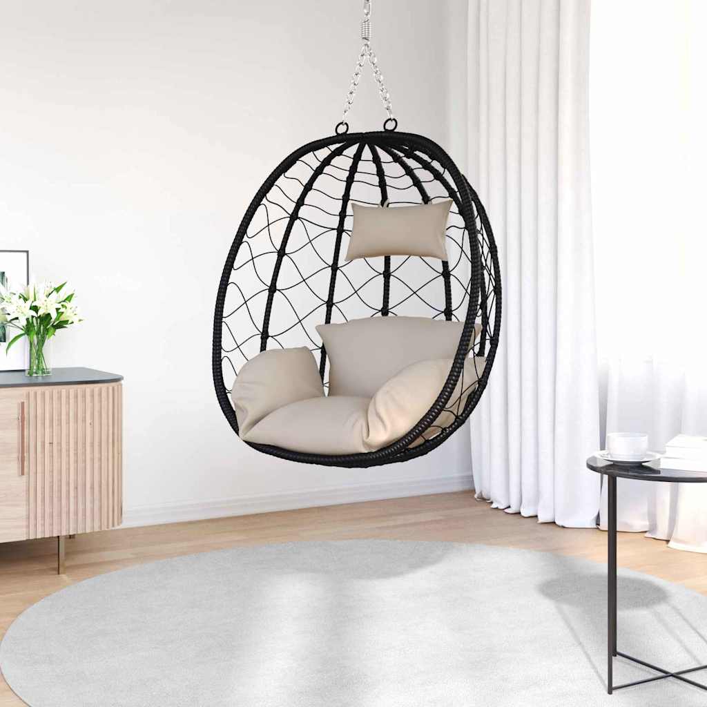 Sedia uovo sospesa Talpa 91,5 x 54,5 x 107 cm polyrattan | homemem39
