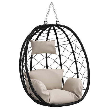 Sedia uovo sospesa Talpa 91,5 x 54,5 x 107 cm polyrattan | homemem39