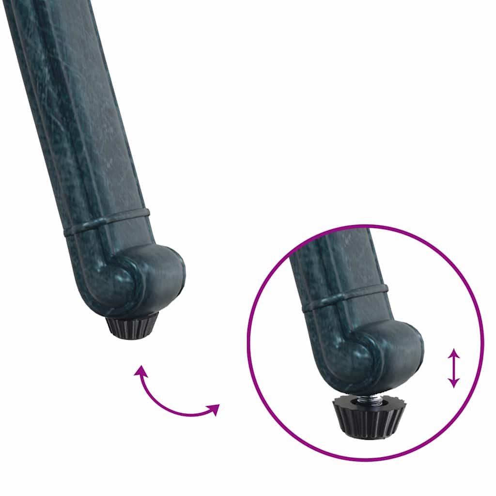 Sedia da Giardino 2 pcs Verde 56 x 55 x 92.5cm Alluminio