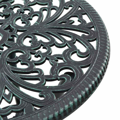 Set Bistro da Giardino 3 pcs Verde Alluminio