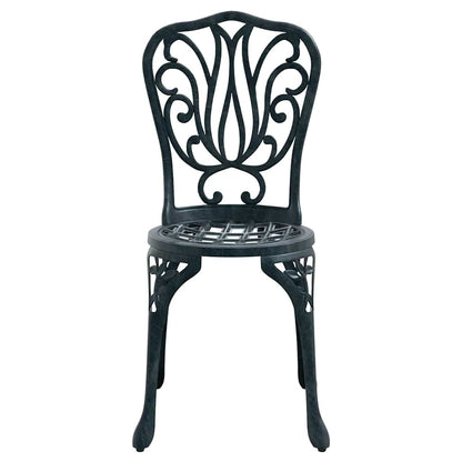 Set Bistro da Giardino 3 pcs Verde Alluminio