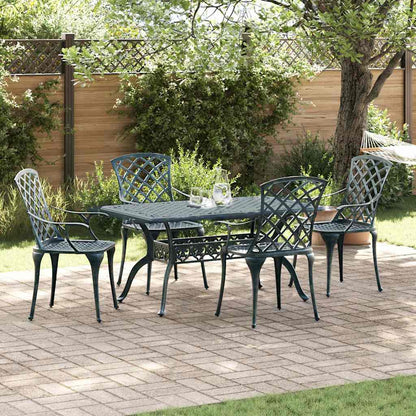 Sedia da Giardino Verde 61 x 60.5 x 93cm Alluminio - homemem39