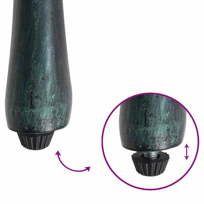 Sedia da Giardino Verde 61 x 60.5 x 93cm Alluminio - homemem39