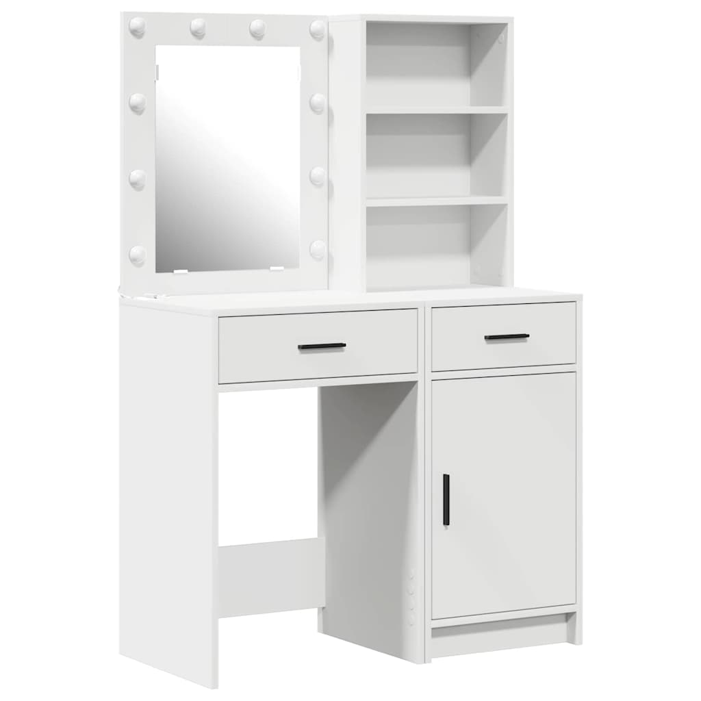 Set da tavolo da trucco con LED 2 pz