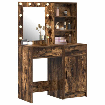 Set da tavolo da trucco con LED 2 pz