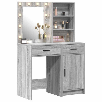 Set da tavolo da trucco con LED 2 pz