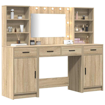 Set da tavolo da trucco con LED 3 pz