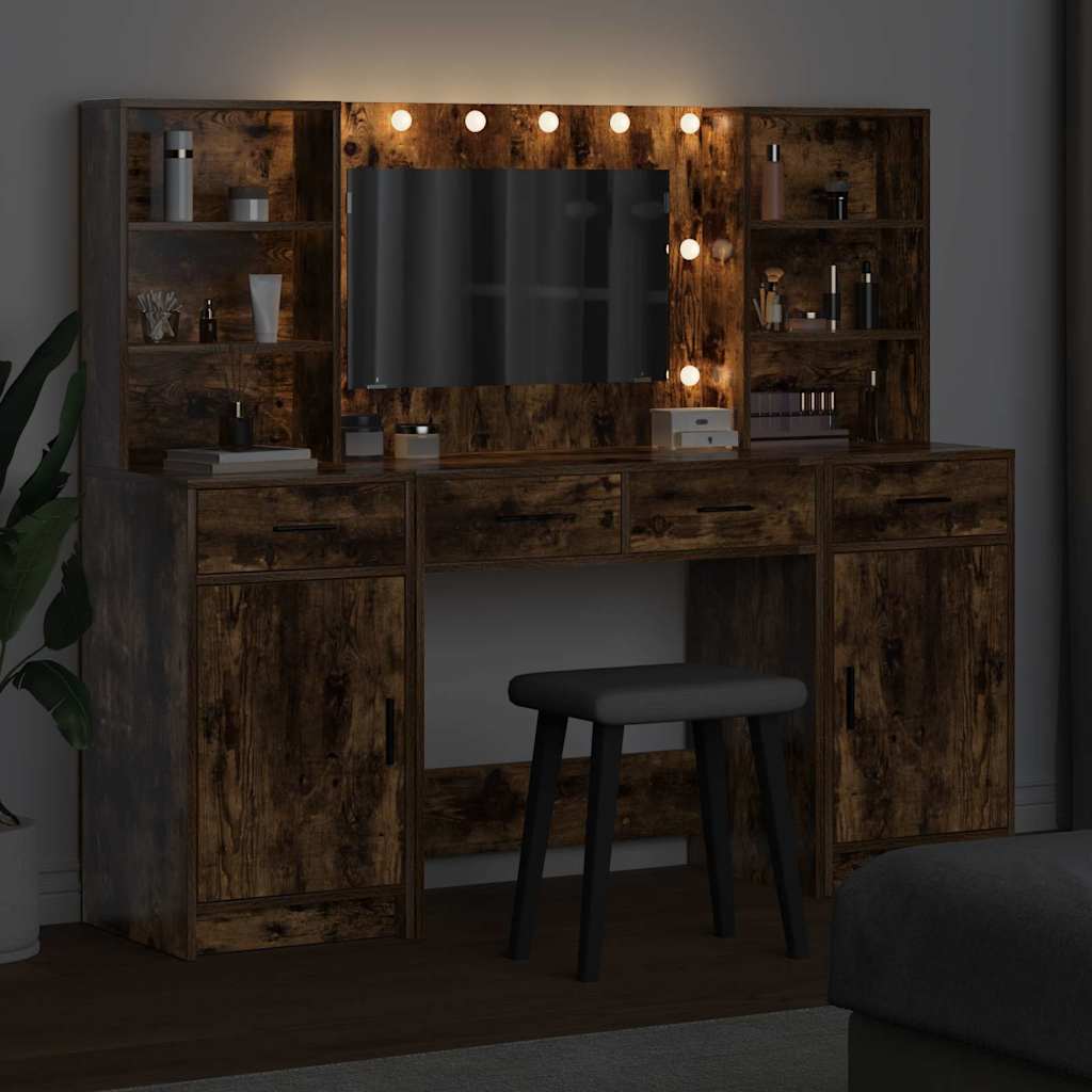 Set da tavolo da trucco con LED 3 pz