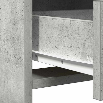 Set da tavolo da trucco con LED 3 pz Grigio cemento | homemem39