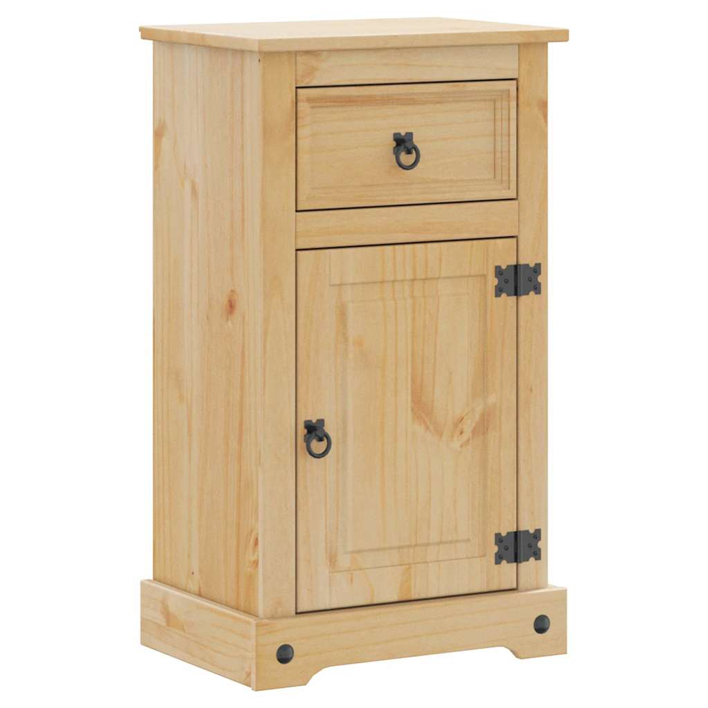 Set Mobili da Bagno 2 pz Corona in Legno Massello di Pino | homemem39