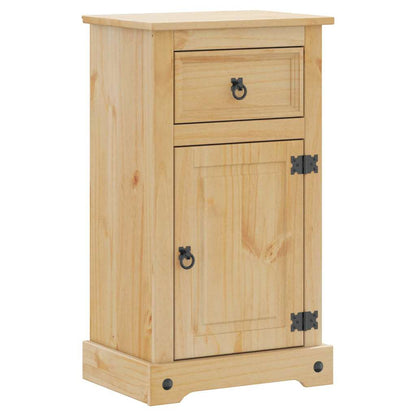 Set Mobili da Bagno 2 pz Corona in Legno Massello di Pino | homemem39