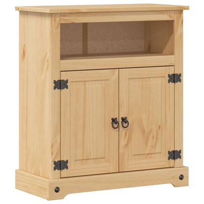 Set Mobili da Bagno 2 pz Corona in Legno Massello di Pino | homemem39