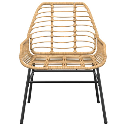 Set da Pranzo da Giardino 5pz Polyrattan Vetro | homemem39