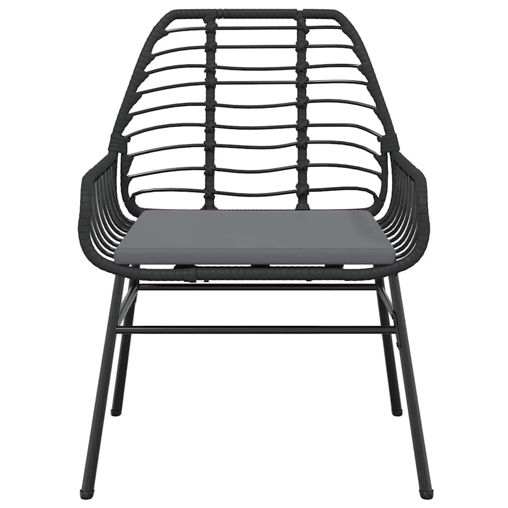 Set da Pranzo da Giardino con Cuscini 5 pz Polyrattan Vetro | homemem39