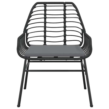 Set da Pranzo da Giardino con Cuscini 5 pz Polyrattan Vetro | homemem39