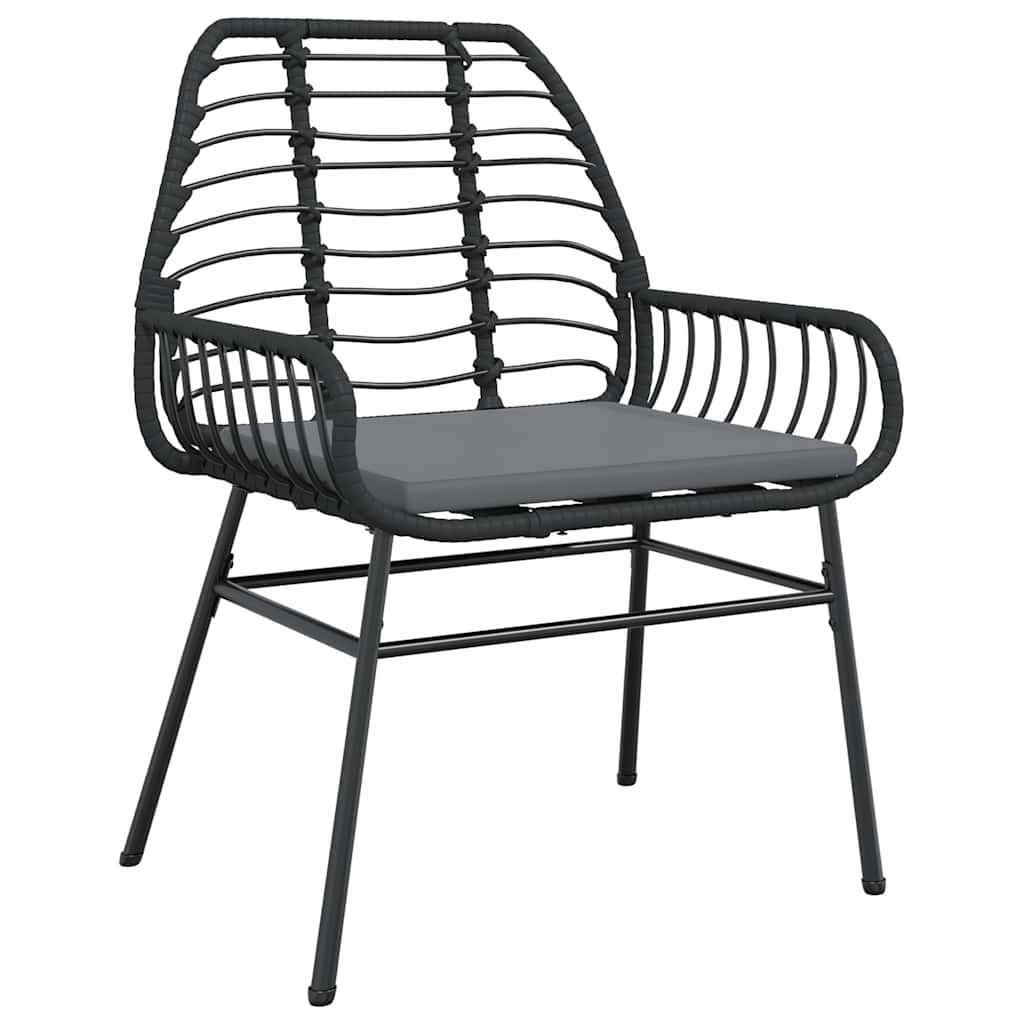 Set da Pranzo da Giardino con Cuscini 5 pz Polyrattan Vetro | homemem39