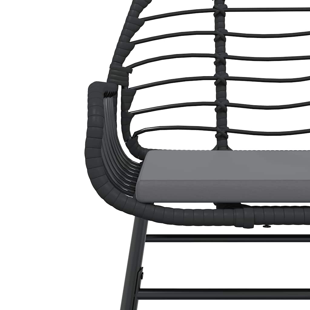 Set da Pranzo da Giardino con Cuscini 5 pz Polyrattan Vetro | homemem39
