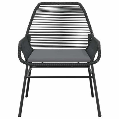 Set da Pranzo da Giardino con Cuscini 5 pz Polyrattan Vetro | homemem39