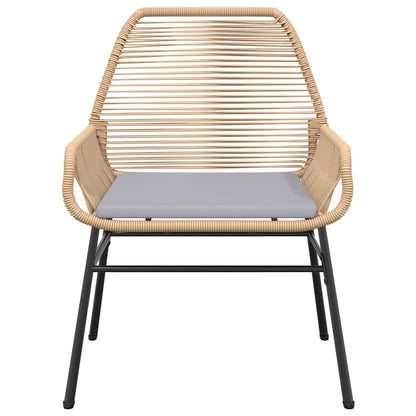 Set da Pranzo da Giardino 5pz con Cuscini Polyrattan Vetro | homemem39