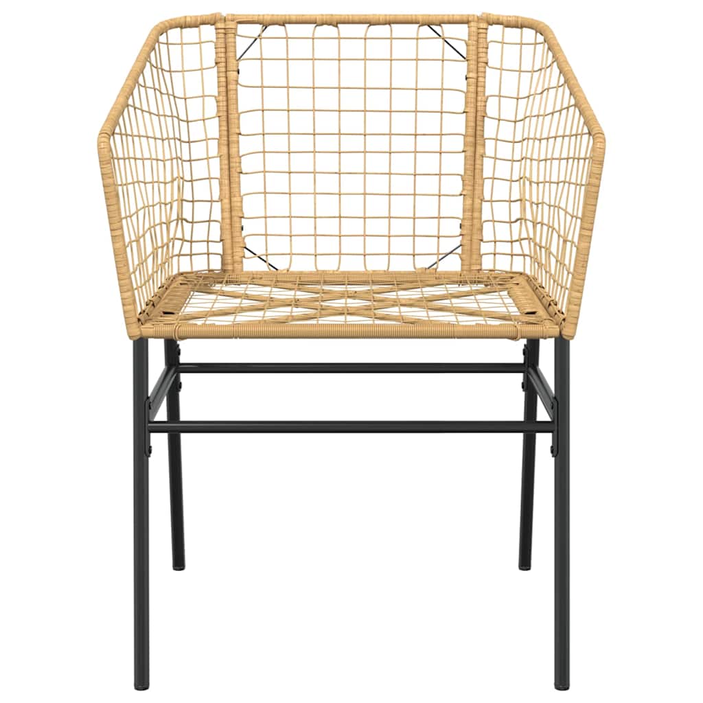 Set da Pranzo da Giardino 5pz Polyrattan Vetro | homemem39
