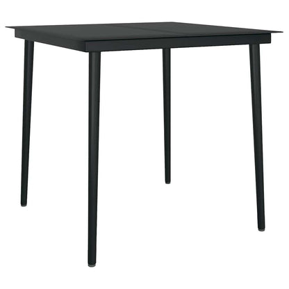 Set da Pranzo da Giardino con Cuscini 5 pz Polyrattan Vetro | homemem39