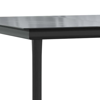 Set da Pranzo da Giardino 5pz con Cuscini Polyrattan Vetro | homemem39