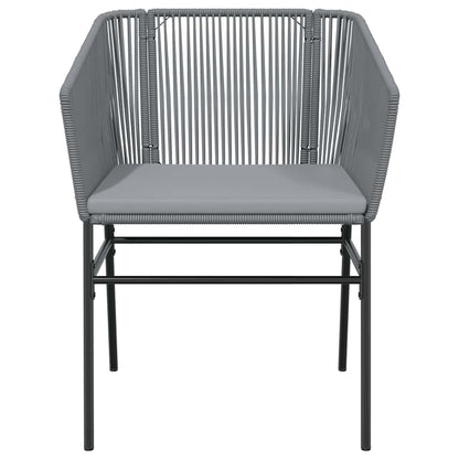 Set da Pranzo da Giardino 7 pz con Cuscini Polyrattan Vetro | homemem39