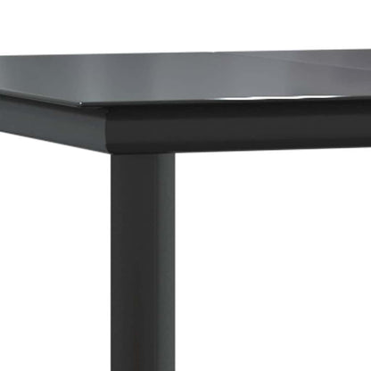 Set da Pranzo da Giardino 5pz Polyrattan Vetro | homemem39