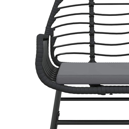 Set da Pranzo da Giardino con Cuscini 5 pz Polyrattan Vetro | homemem39