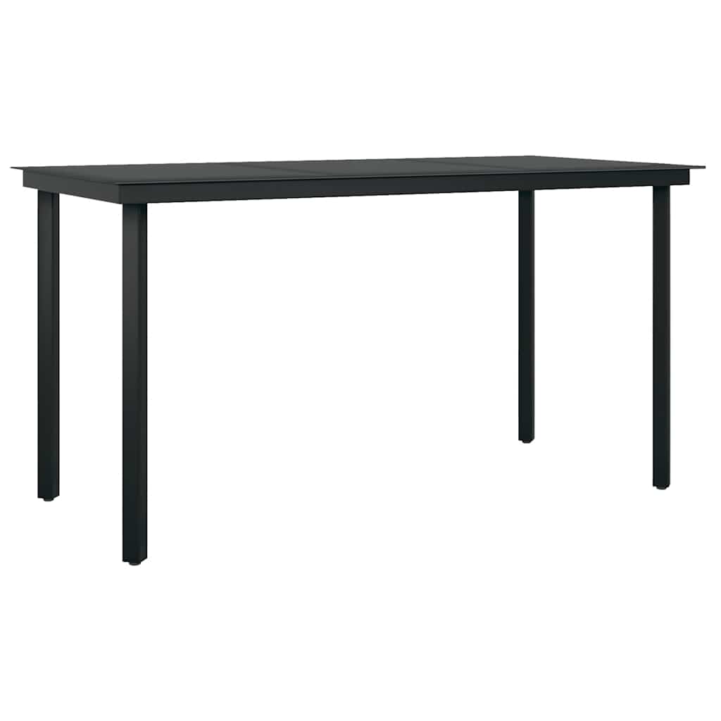 Set da Pranzo da Giardino con Cuscini 5 pz Polyrattan Vetro | homemem39