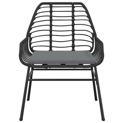 Set da Pranzo da Giardino con Cuscini 5 pz Polyrattan Vetro | homemem39