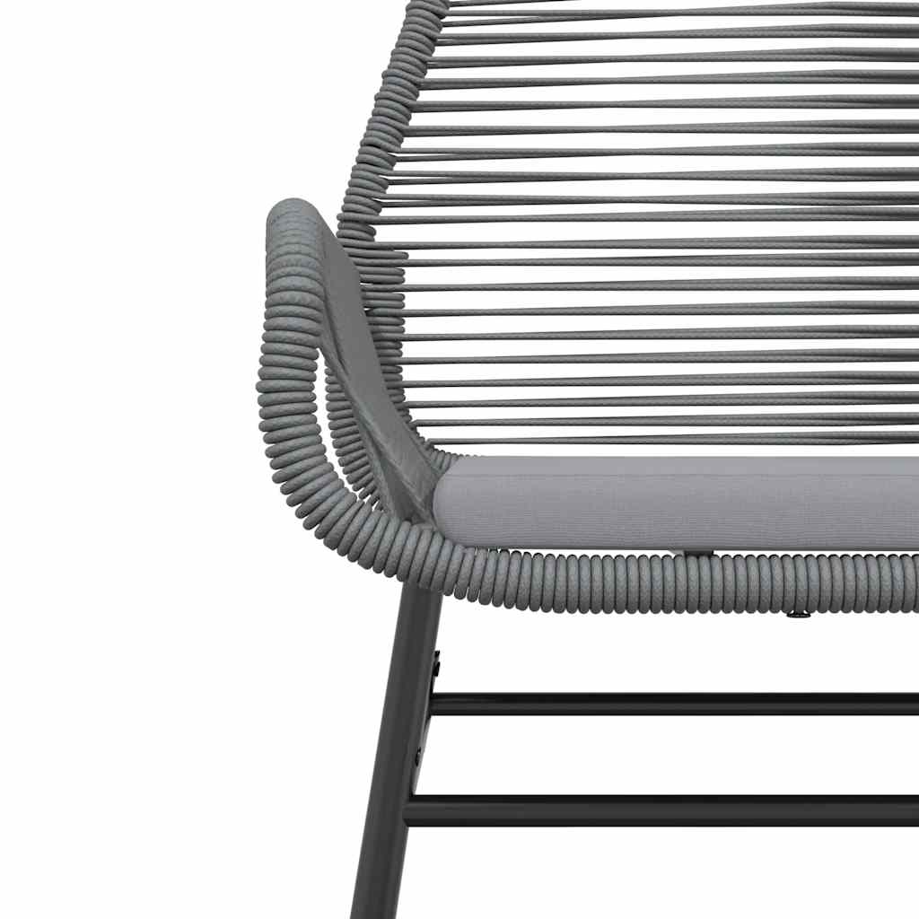Set da Pranzo da Giardino 5 pz con Cuscini Polyrattan Vetro | homemem39