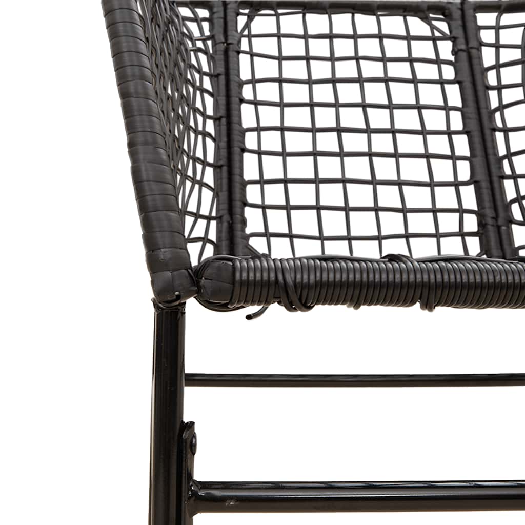 Set da Pranzo da Giardino 9 pz Polyrattan Vetro | homemem39