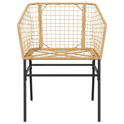 Set da Pranzo da Giardino 5pz Polyrattan Vetro | homemem39