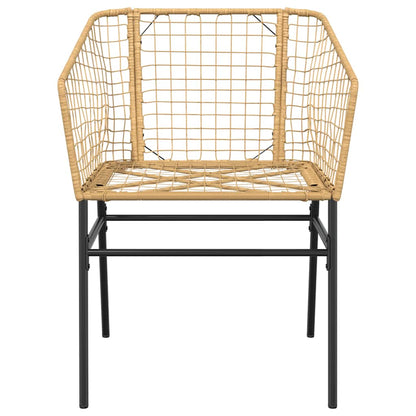 Set da Pranzo da Giardino 5pz Polyrattan Vetro | homemem39