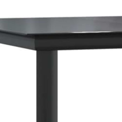 Set da Pranzo da Giardino 5pz con Cuscini Polyrattan Vetro | homemem39