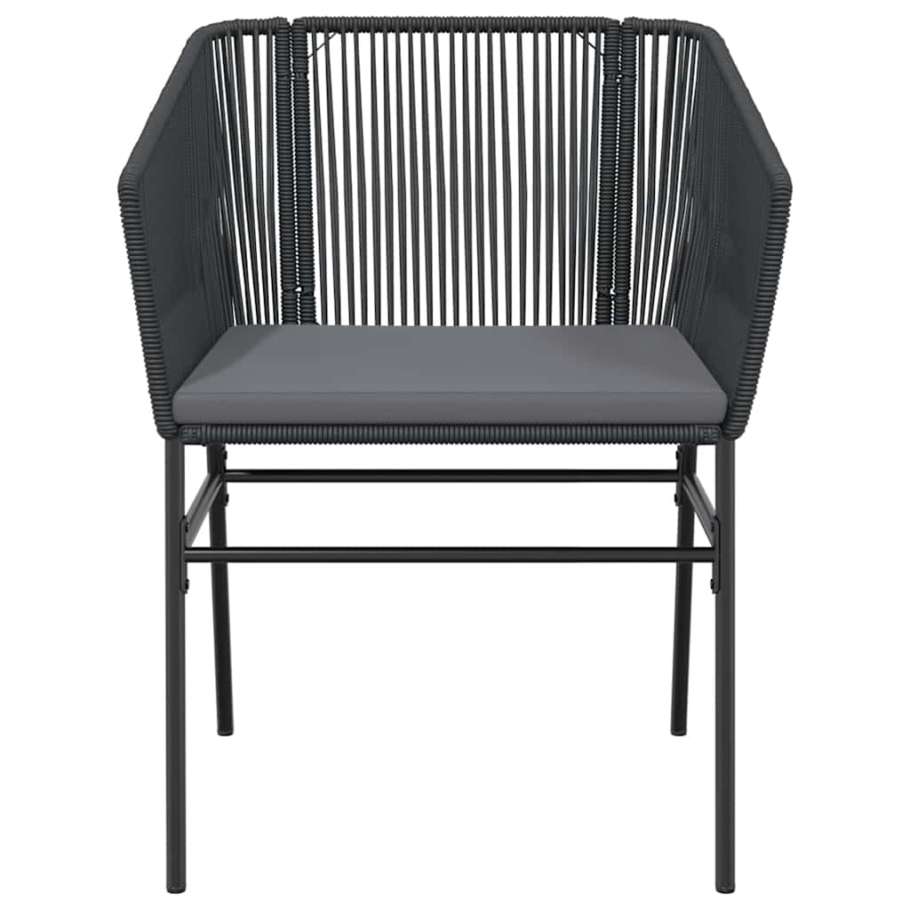 Set da Pranzo da Giardino con Cuscini 5 pz Polyrattan Vetro | homemem39