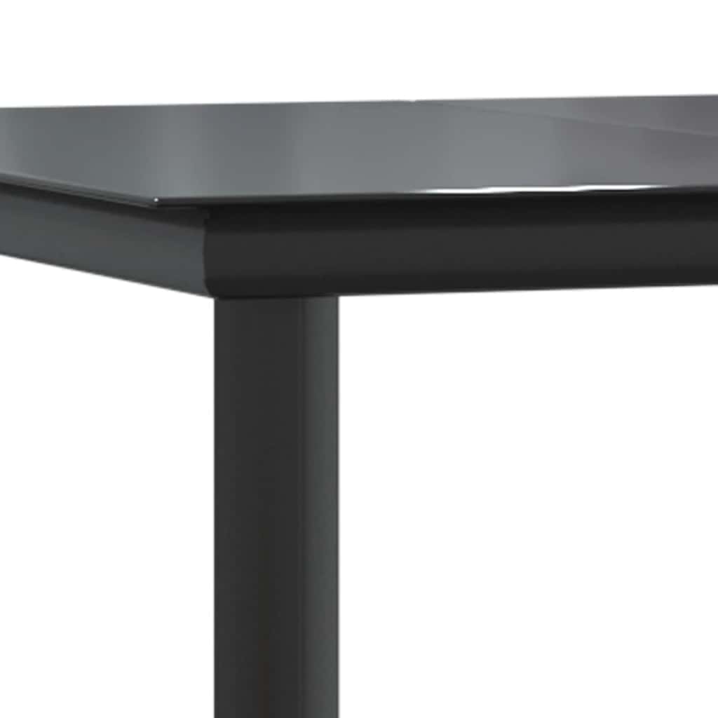 Set Pranzo da Giardino 7pz con Cuscini Marrone Polyrattan Vetro | homemem39
