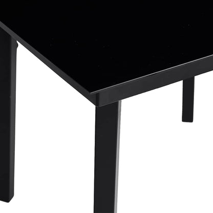Set da Pranzo da Giardino 3 pz con Cuscini in Polyrattan Vetro | homemem39