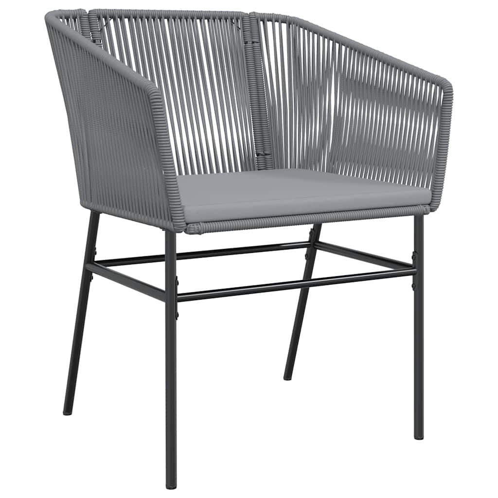Set da Pranzo da Giardino 5 pz con Cuscini Polyrattan Vetro | homemem39