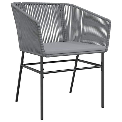 Set da Pranzo da Giardino 7 pz con Cuscini Polyrattan Vetro | homemem39