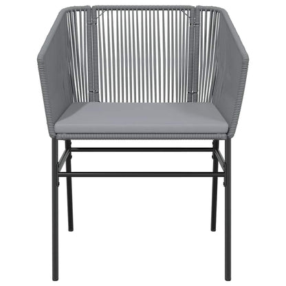 Set da Pranzo da Giardino 7 pz con Cuscini Polyrattan Vetro | homemem39