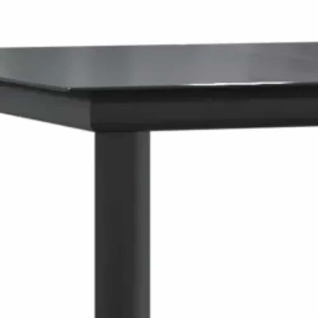 Set da Pranzo da Giardino 7 pz con Cuscini Polyrattan Vetro | homemem39