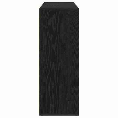 Credenza Rovere nero 60 x 31 x 84 cm Legno multistrato - homemem39