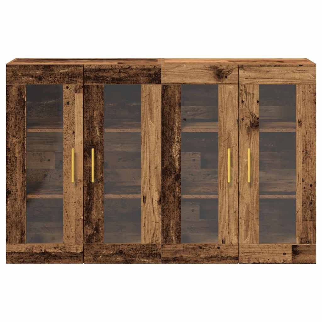 Armadi da Muro 2 pcs Legno vecchio 69,5 x 34 x 90 cm - homemem39